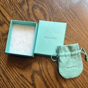 Tiffany & Co. Signature Blue Box and Pouch Set